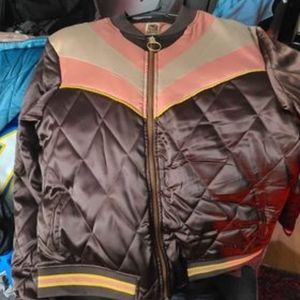 Classic Rock couture women's satin jacket
